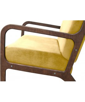 Низкое кресло Mody Yellow