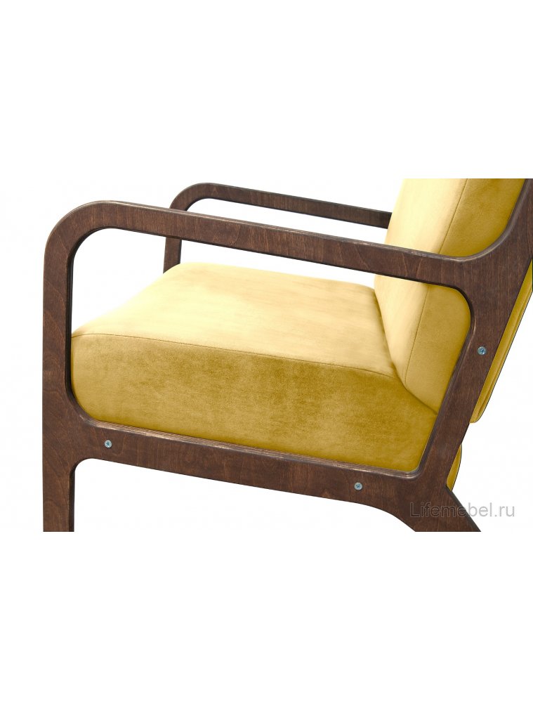 Низкое кресло Mody Yellow