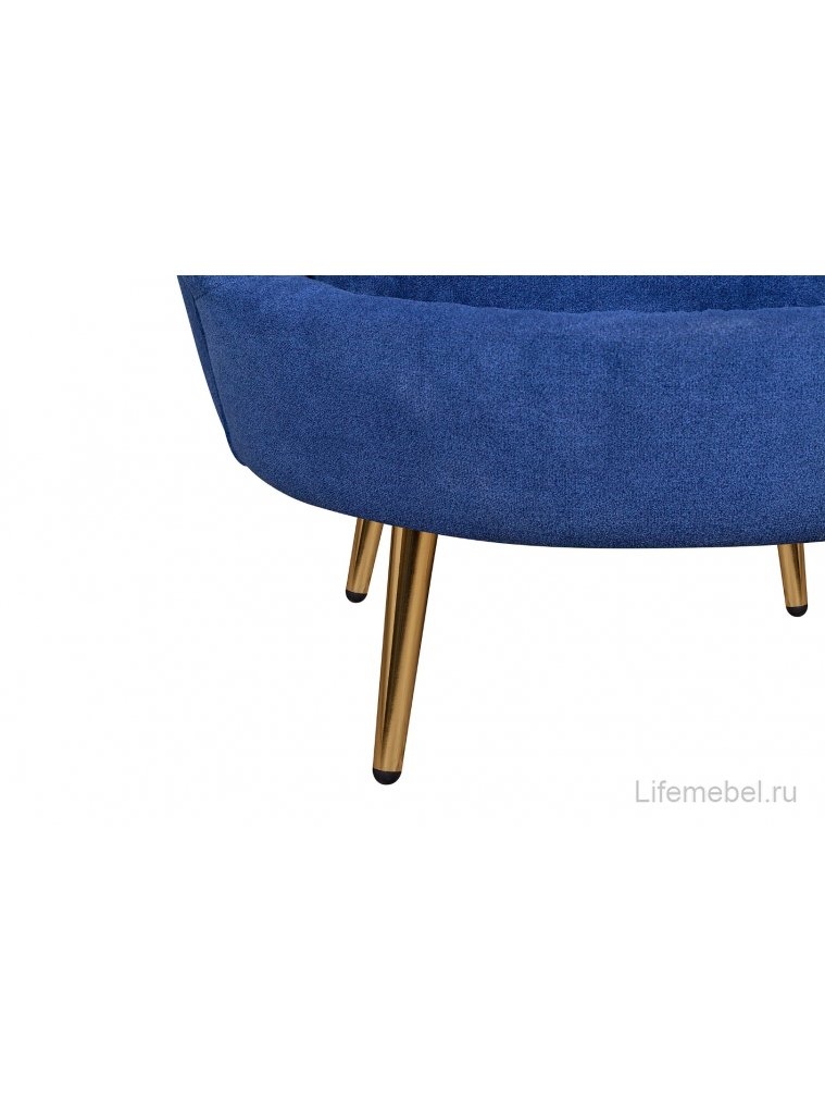 Низкое кресло Pearl Blue