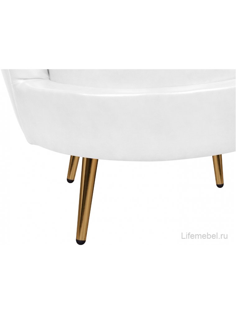 Низкое кресло Pearl White