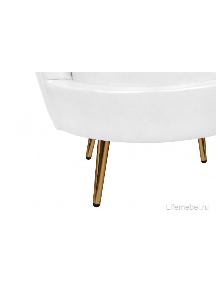 Низкое кресло Pearl White