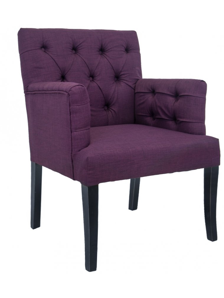 Низкое кресло Zander Purple