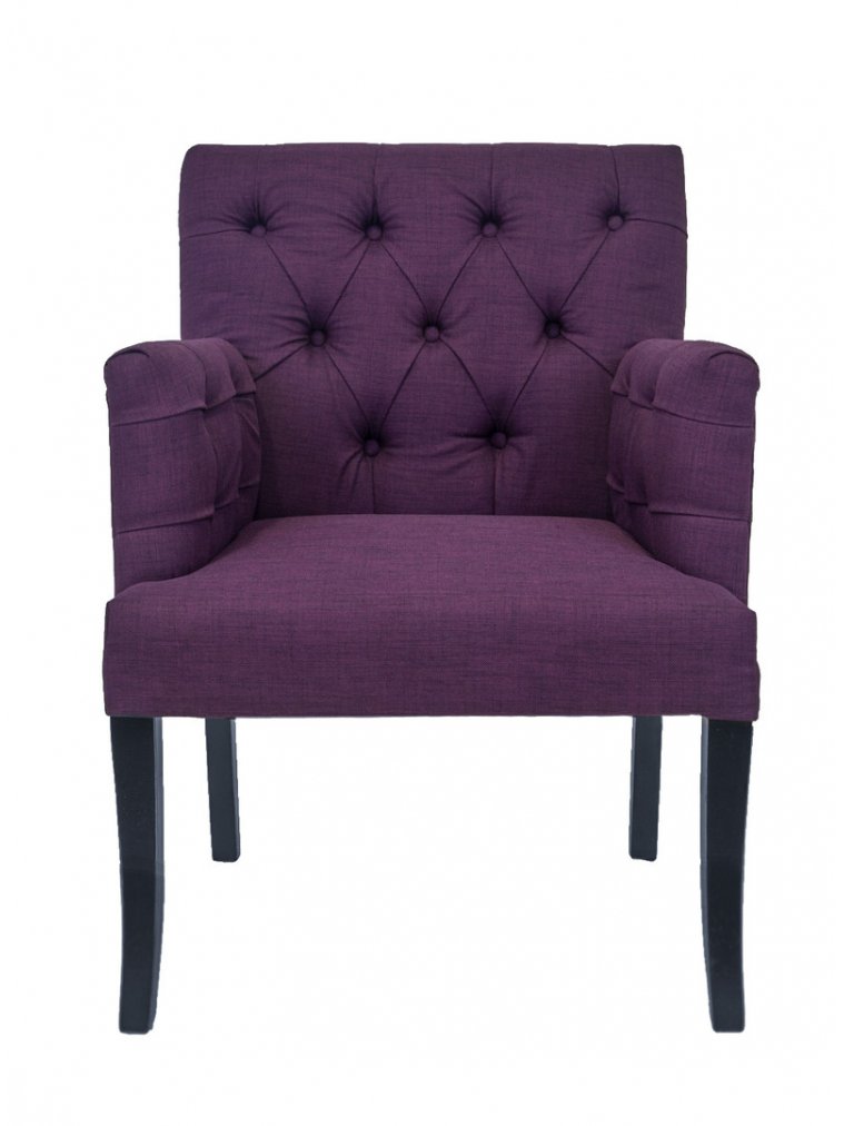 Низкое кресло Zander Purple