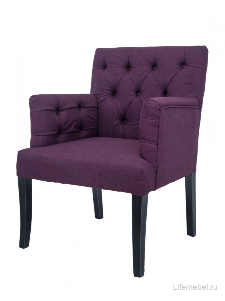 Низкое кресло Zander Purple