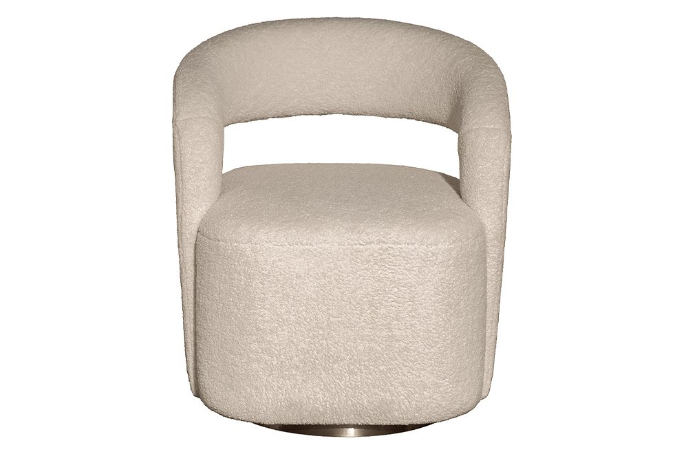 Пуф Тедди белый