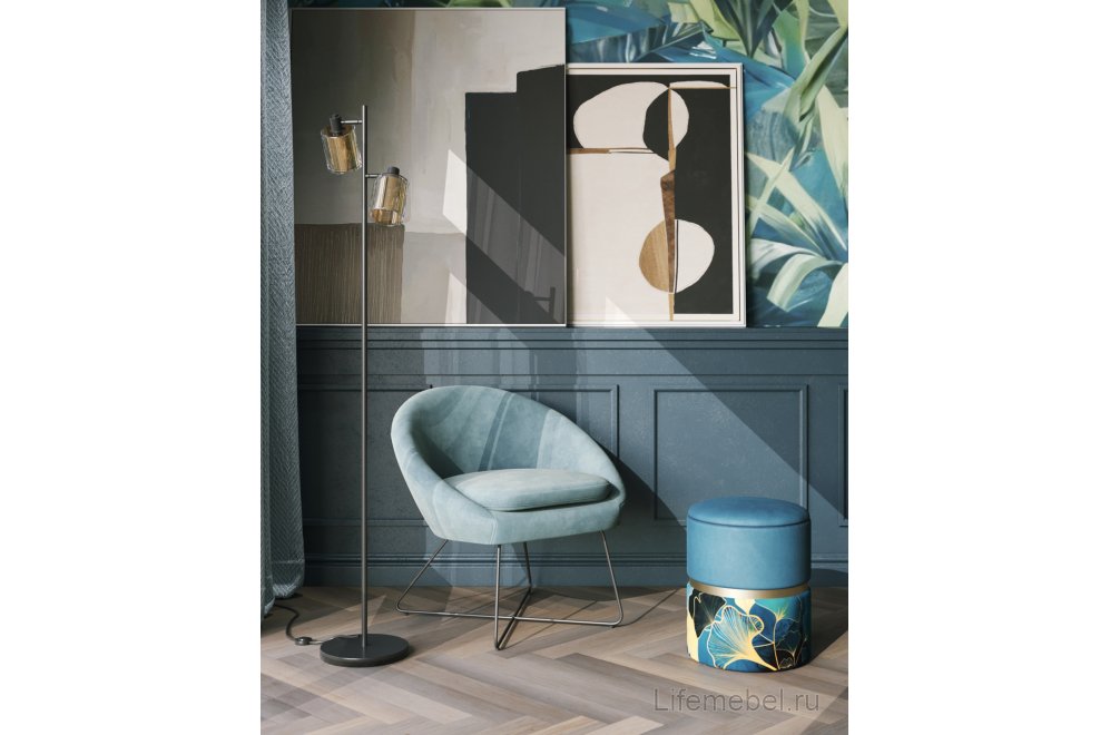 Пуф Эбба Gingko , велюр