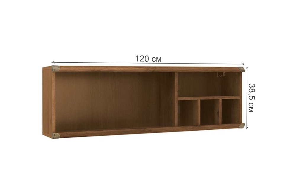 Полка Индиана JPOL 120 дуб саттер