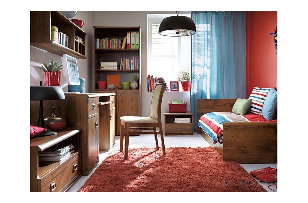 Полка Индиана JPOL 120 дуб саттер