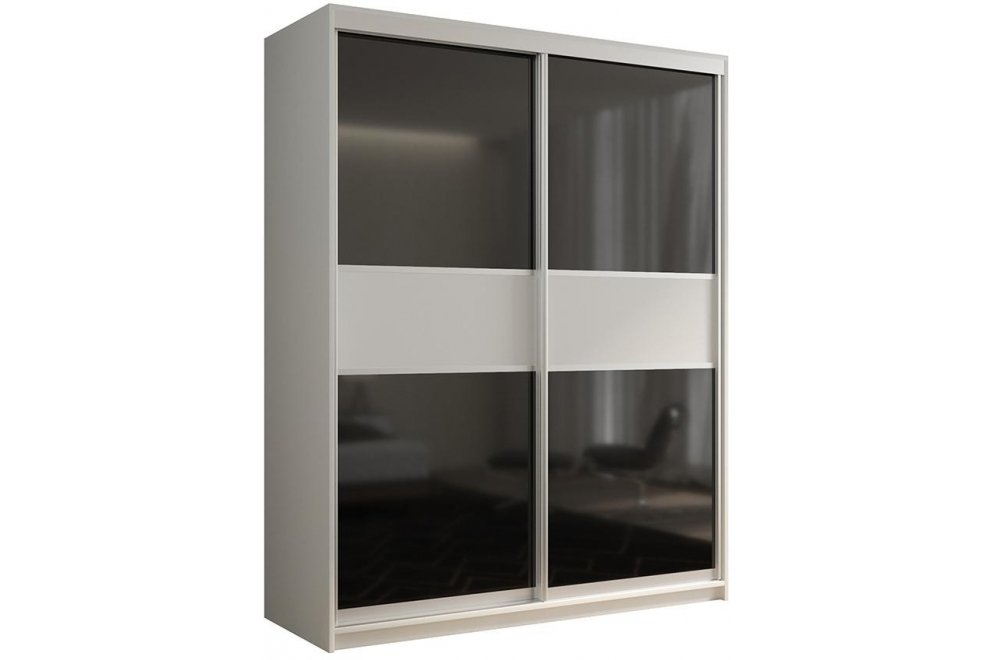 Шкаф-купе Кааппи 12 140х45 белый бриллиант