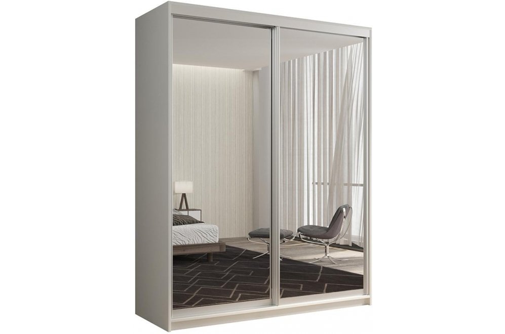 Шкаф-купе Кааппи 1 120х60 белый бриллиант