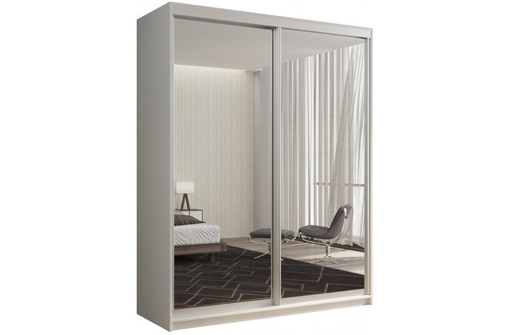 Шкаф-купе Кааппи 1 160х60 белый бриллиант