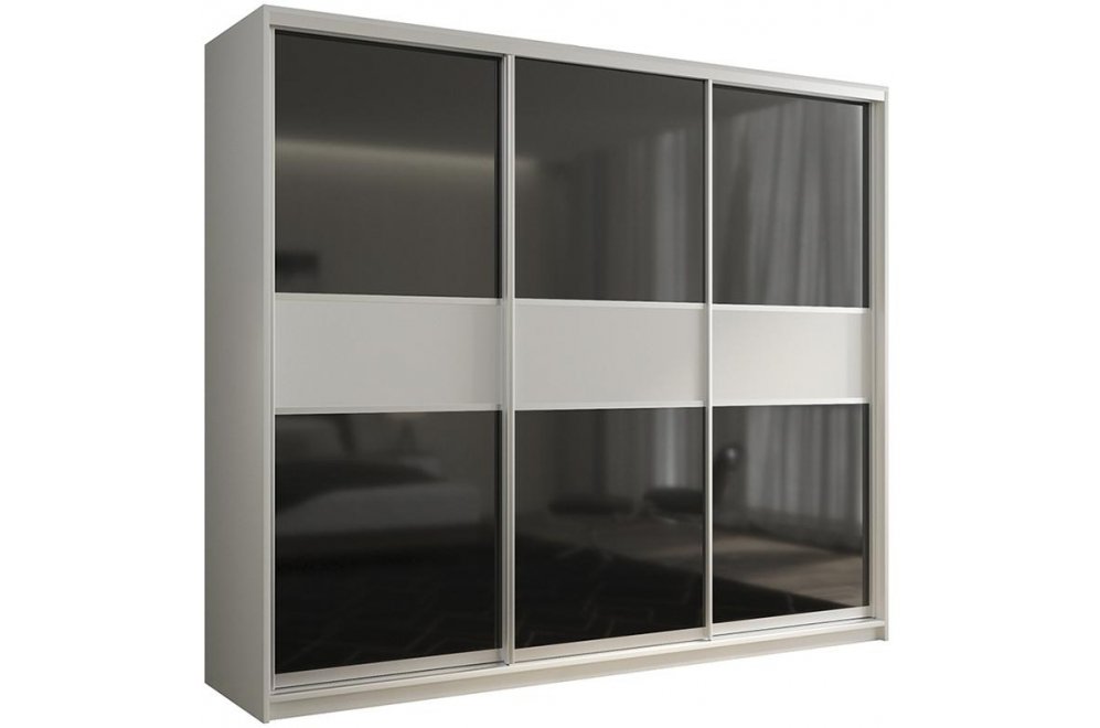 Шкаф-купе Кааппи 12 240х45 белый бриллиант