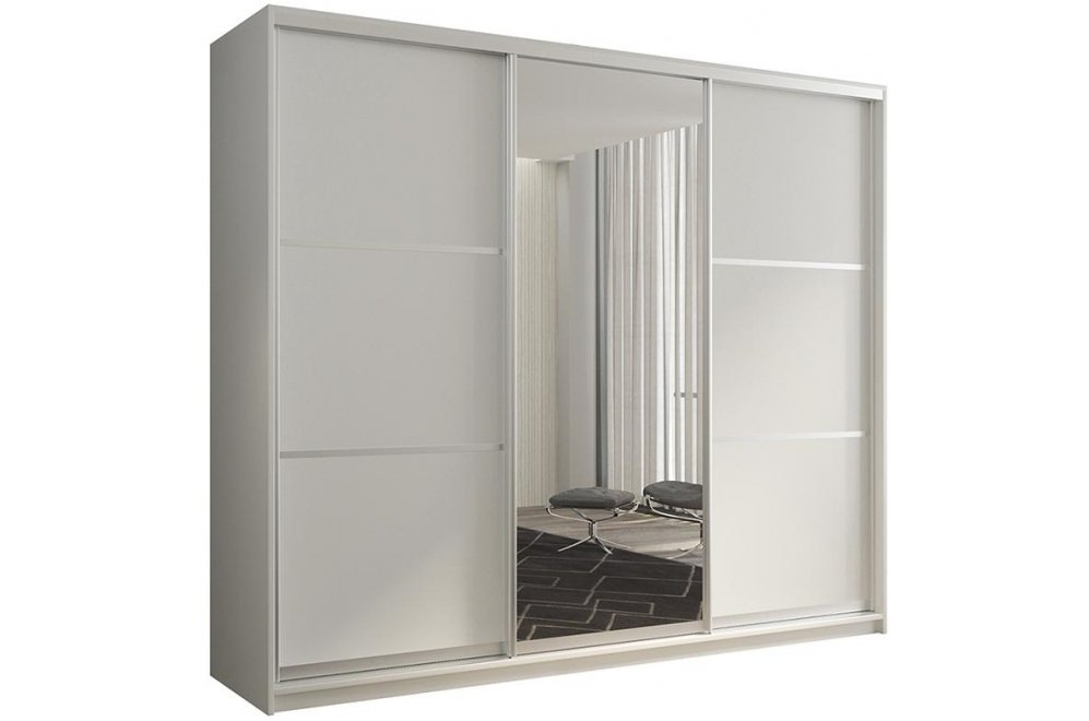 Шкаф-купе Кааппи 2 180х60 белый бриллиант
