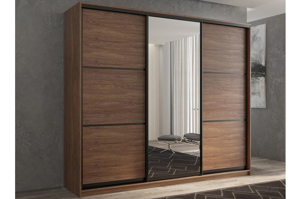 Шкаф-купе Кааппи 2 180х60 морское дерево винтаж