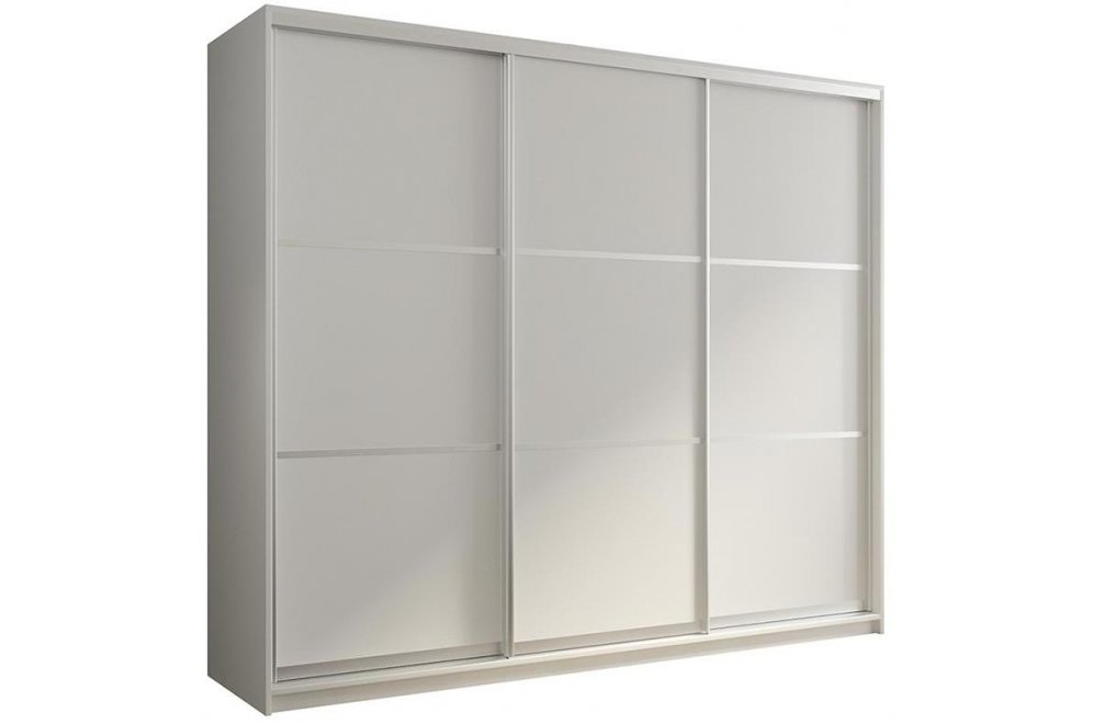 Шкаф-купе Кааппи 4 240х60 белый бриллиант