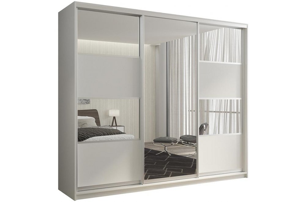 Шкаф-купе Кааппи 5 180х45 белый бриллиант