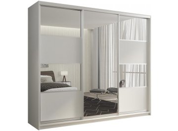 Шкаф-купе Кааппи 5 240х60 белый бриллиант