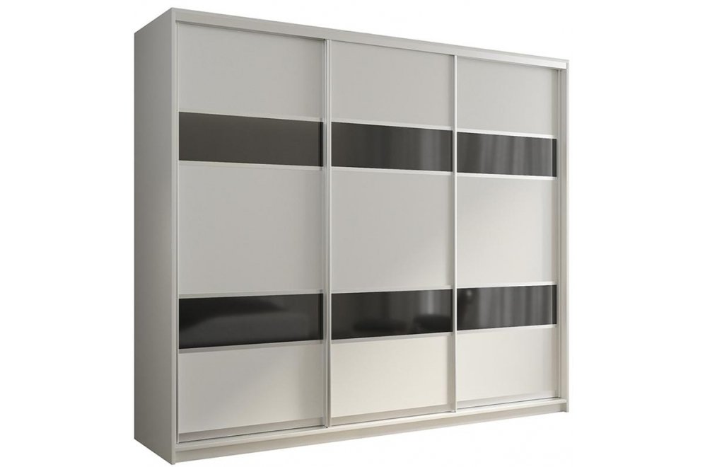 Шкаф-купе Кааппи 7 240х45 белый бриллиант