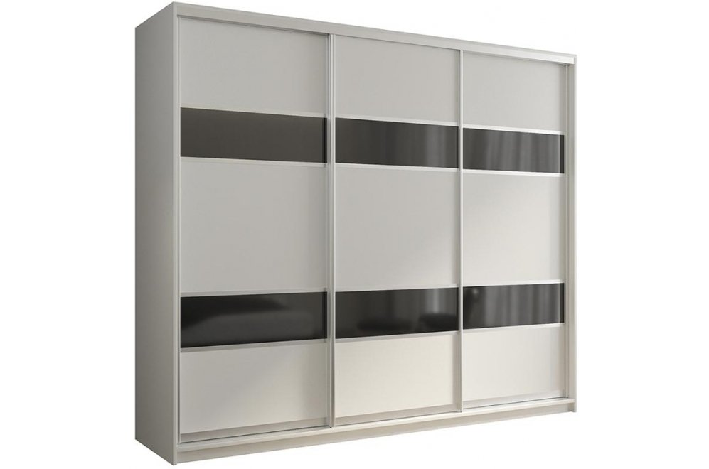 Шкаф-купе Кааппи 7 240х60 белый бриллиант