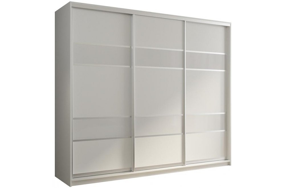 Шкаф-купе Кааппи 8 240х60 белый бриллиант