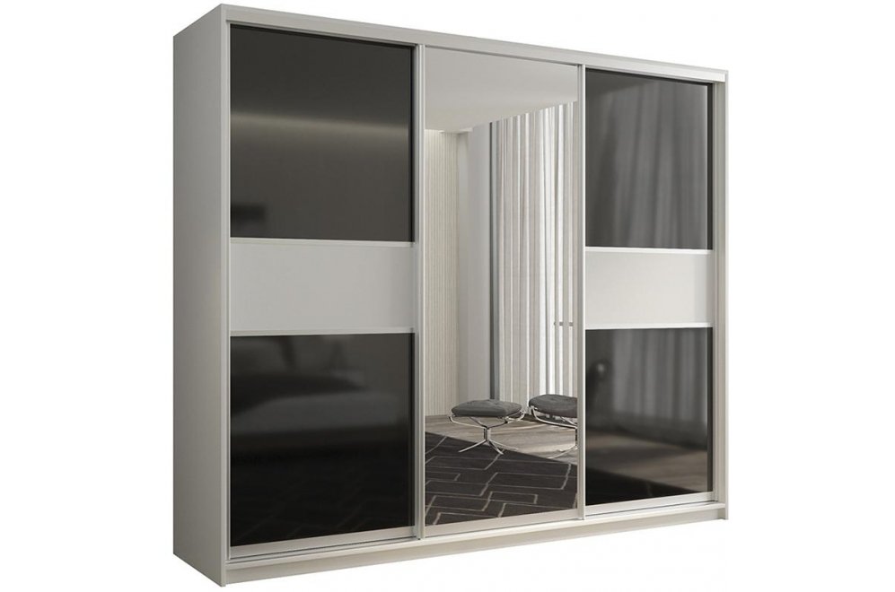 Шкаф-купе Кааппи 9 180х45 белый бриллиант