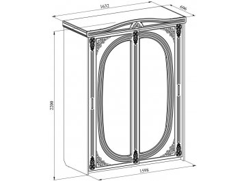 Шкаф-купе Ассоль плюс АС-16