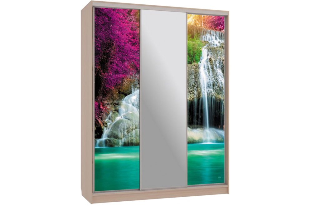 Шкаф-купе Бассо 10-600 49 дуб млечный