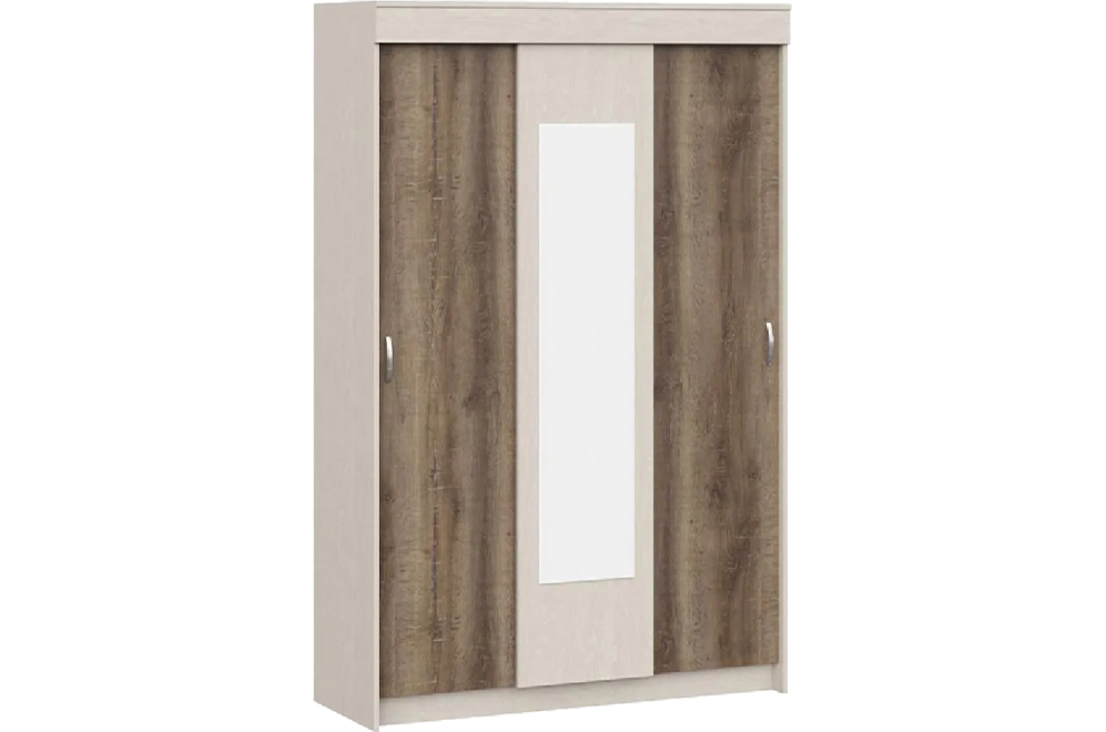 Шкаф-купе Бассо дуб атланта / дуб сакраменто