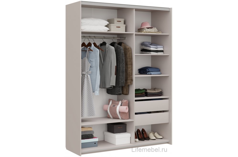 Шкаф-купе Чарли №26 кашемир