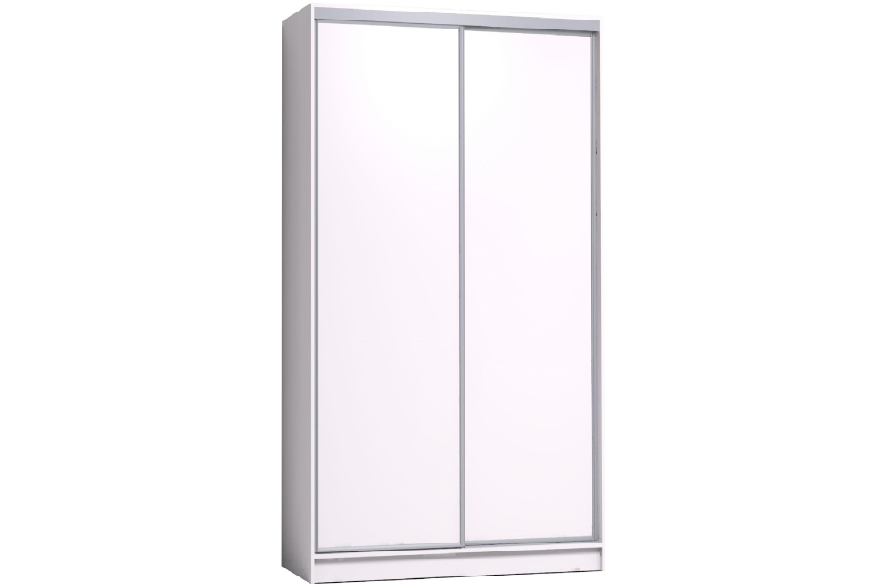 Шкаф-купе Домашний 1200 лдсп / лдсп белый