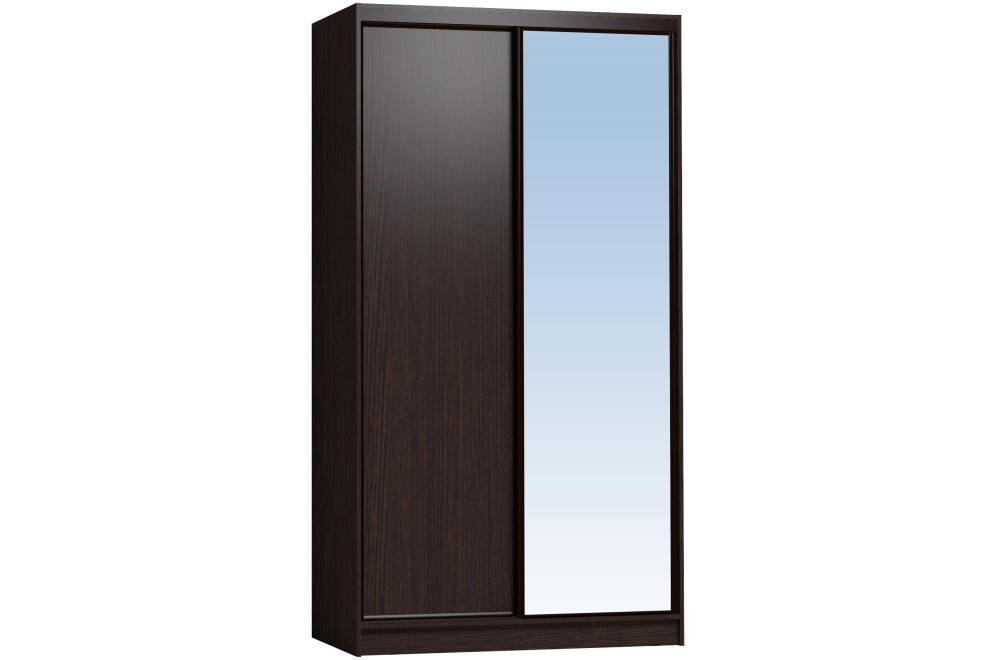 Шкаф-купе Домашний 1200 зеркало / лдсп венге