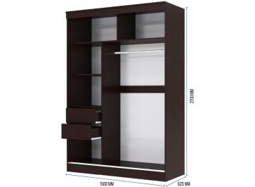 Шкаф-купе Ева 1,5 м