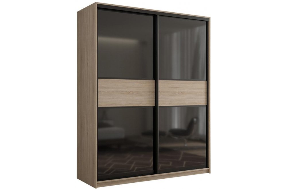 Шкаф-купе Кааппи 12 120х60 дуб сонома светлый