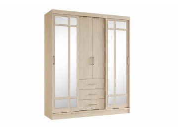 Шкаф-купе Маэстро ясень белый