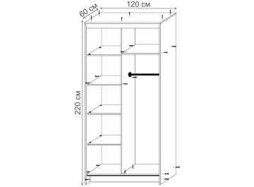 Шкаф-купе Миф-2