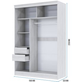 Шкаф-купе Мираж 1,5 м