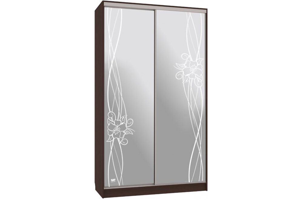 Шкаф-купе Рио 4-600 волны 2 / венге