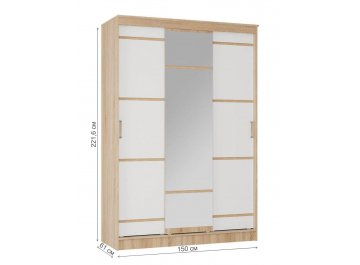 Шкаф-купе Сакура 1.5