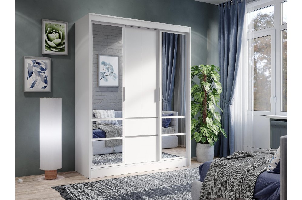 Шкаф-купе Симпл ШКК-06 белый