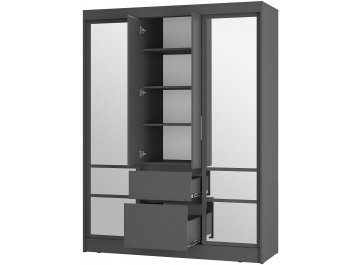 Шкаф для одежды Симпл ШКК-06 графит