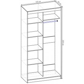 Шкаф-купе Стандарт 2 ШК.006.1200-08