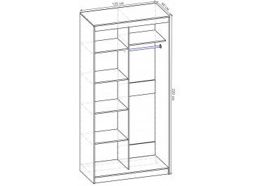 Шкаф-купе Стандарт 2 ШК.006.1200-08