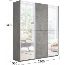 Шкаф-купе Траст СШК 2.210.70-13.11.13