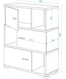 Стеллаж Эланта-30/3