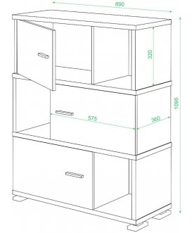 Стеллаж СБ-30.3