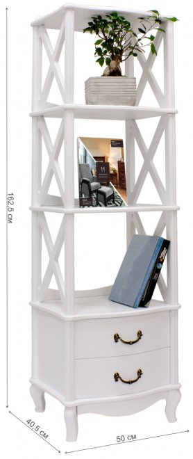 Этажерка Джульетта-3 молочный дуб