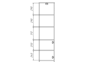 Стеллаж Тизерия