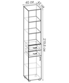 Стеллаж Стеллаж 400 СТ.034.400-01