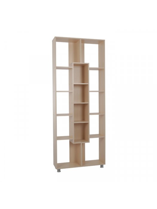 Стеллаж 4 дуб млечный