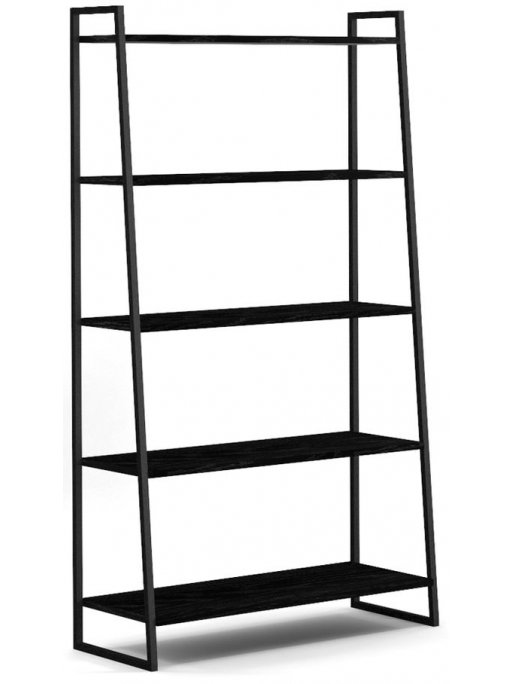 Стеллаж Akur Loft Gilbert металлокаркас черный декор черный